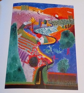 David Hockney 1937 - present. Nichols Canyon 1980